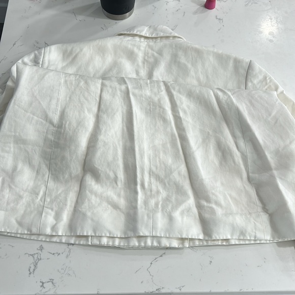 Lauren by Ralph Lauren Double-Breasted Linen-Blend Twill Blazer, RTR - Picture 14 of 14